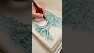 Why use a dip pen? #drawingtools #sketchbook #penandink #pendrawing #pen