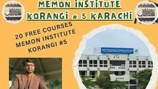 20 Free courses Memon industrial & technical institute korsngi #5 Karachi 2025./ Alliance vlog