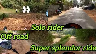Solo ride in super splendor | off-roading  | #motovlog #bikelife #vlogger #motovolgger #viral #vlog 
