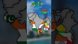 South Asia but Sea borders!#shortvideo #subscribe