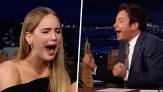Jennifer Lawrence Stuns Jimmy Fallon w/ Sudden Sobs Mid-Interview