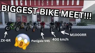 BIGGEST BIKE MEET in The Ride ROBLOX!