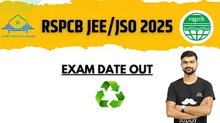 RSPCB JEE JSO EXAM DATE OUT