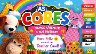 M&uacute;sica para ensinar as Cores - Ensinando as cores cantando - Ensinando as cores desenhando