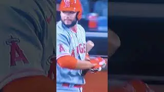 The time Adolis Garcia almost broke the wall 😲😎💪🏾 #mlb #baseballshorts #baseball #shorts