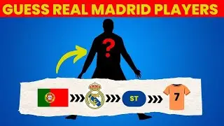 Guess the Real Madrid Legends!🔥 | 50 Players by Country, Position & Shirt Number!