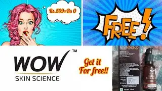 Get Wow Skin Science- Caffeine Face Serum for free.  #explore #faceserum #free #wowskinscience