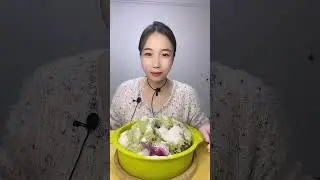 QIAN NEW COMPLETE ICE MUKBANG -21 | QIAN EATING ICE CHUNKS WITH LOTS OF MATCHA | Finishing Ice
