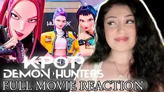 FIRST TIME WATCHING KPOP DEMON HUNTERS MOVIE -  I GET THE HYPE AND I LOVED IT
