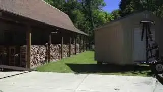 Custom-Built Storage Shed Delivery in Wisconsin - Mainus Construction