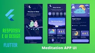 Flutter Meditation App UI Code | Part - 1