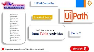Join||Merge ||Sort||Filter ||Data Table Activities Part-2||Uipath||UIPATH Tutorial- 5