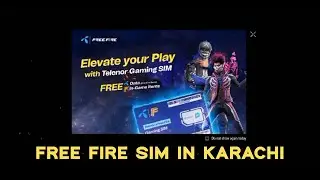 FREE FIRE X TELENOR GAMING SIM | FREE FIRE GAMING SIM | TELENOR GAMING SIM | FF X GAMING SIM