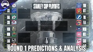 2025 NHL PLAYOFFS | ROUND 1 PREDICTIONS & ANALYSIS (+Bracket Challenge!)