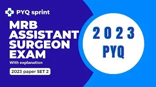 MRB ASSISTANT SURGEON EXAM PREVIOUS YEAR QUESTION PAPER  2023 set 2 BONE TUMOR part2