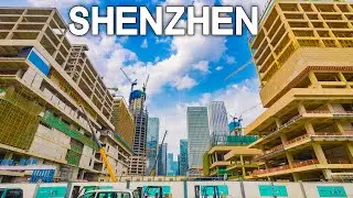 There are the most skyscrapers under construction in the world, Shenzhen, China | 4K HDR