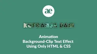 Animation Background Clip Text Effect Using Only HTML & CSS