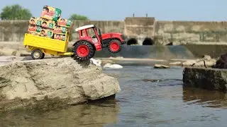 JCB 3DX Loading PARLE-G Mini Tractor | Tata Ace Truck | Tipper Truck | kids video | CS Toy
