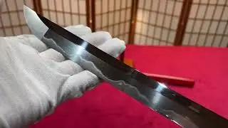 Custom Crucible Steel Clay-Tempered Sashikomi Japanese samurai swords Katana