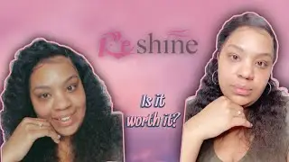 THE PERFECT WATER WAVE WIG ||TRANSPARENT LACE || RESHINE HAIR ||How to install