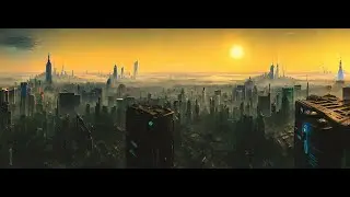 Cyberpunk City made with Stable Diffusion img2img and Blender