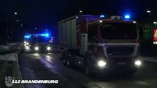 Verbandsfahrt verschiedener Katastrophenschutzeinheiten aus den Landkreisen LDS und TF