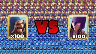 MAX WIZARD VS WITCH | Clash Royale Challenges #11