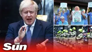 Boris Johnson leads nation&rsquo;s Clap for Carers as we salute our frontline coronavirus heroes