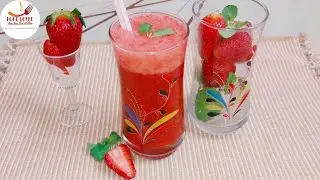 Strawberry Juice Recipe || Fresh and healthy Strawberry Juice Recipe by Food Lover by Shaista