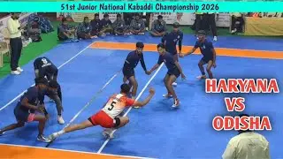 HARYANA vs ODISHA 51th JUNIOR NATIONAL KABADDI MATCH BOYS 2026 | #kabaddi 