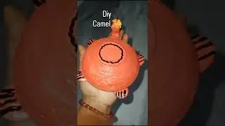 DIY camel with clay #youtubeshorts #shortvideo #artscraft #diy