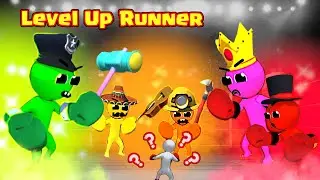 Level Up Runner 3d 🎮 Walkthrough - NOOB vs PRO vs HACKER!