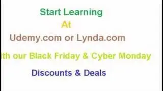 91% OFF Udemy Black Friday & Cyber Monday Discount Deals
