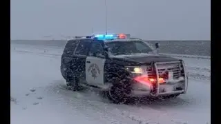 Snow and Ice Prompt Road Closures in Southern California