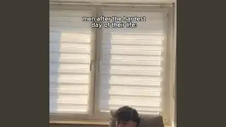 Men after the hardest days of their lives