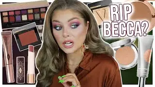 Becca Is Going Out Of Business?! | Trying New High End Makeup