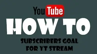 HOW TO Add Live Subscriber Goal / Count to Livestream on OBS