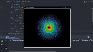 Python Turtle  Spirograph - How to draw Spirograph using Turtle and python
