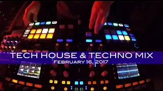 Techno Tech House Mix Deep Underground House Dance February 16,  2017 60 Minutes