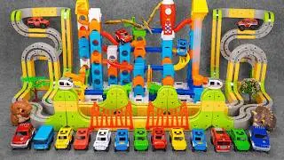 50 minutes of satisfying Magnetic tracks and High Speed off-road vehicle tracks toy ASMR |Toy review