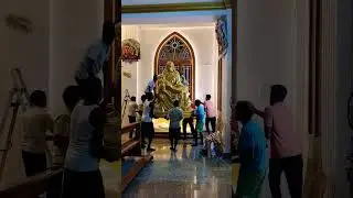 6 Feet Pieta statue delivery @ 1am