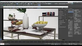 3Ds max adding elements plus corona test render