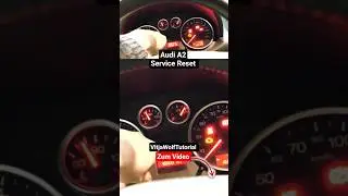 Audi A2 Service zur&uuml;cksetzen Audi A2 service reset VitjaWolfTutorial #audi #vitjawolf #diyrepair