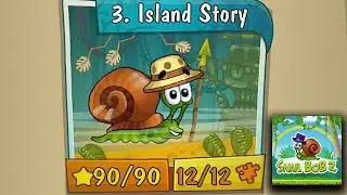 Snail Bob 2 - Chapter 3 Island Story - Level 3-1 to 3-30 Walkthrough (3 Stars)