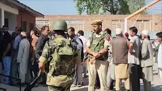 Visuals say it all - first phase of polling today to elect Assembly members in #jammuandkashmir