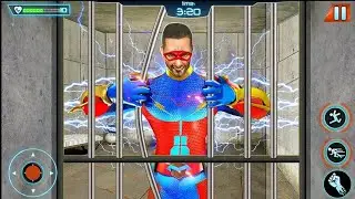 Play Superhero Game, Be Speed Hero in Crime City Jail Break Prison Escape Game - Android Gameplay