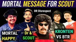 Dr Disrespect Funny Fake Call To Scout | Mortal Message To Scout | Kronten Vs BTR Microboy | ING