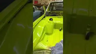 Father & son restoration project Porsche 914. 1973 1.7L  Ravenna Green.