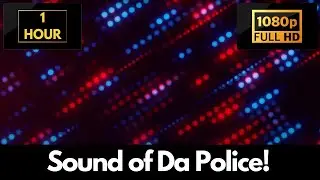 Side Scrolling Blue & Red Police Lights Screensaver | VJ Loops | 1 HOUR Vivid Wallpaper & Background