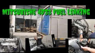 #Mitsubishi 4D33 Fuel leaking                  #4D33 Lock Off Power